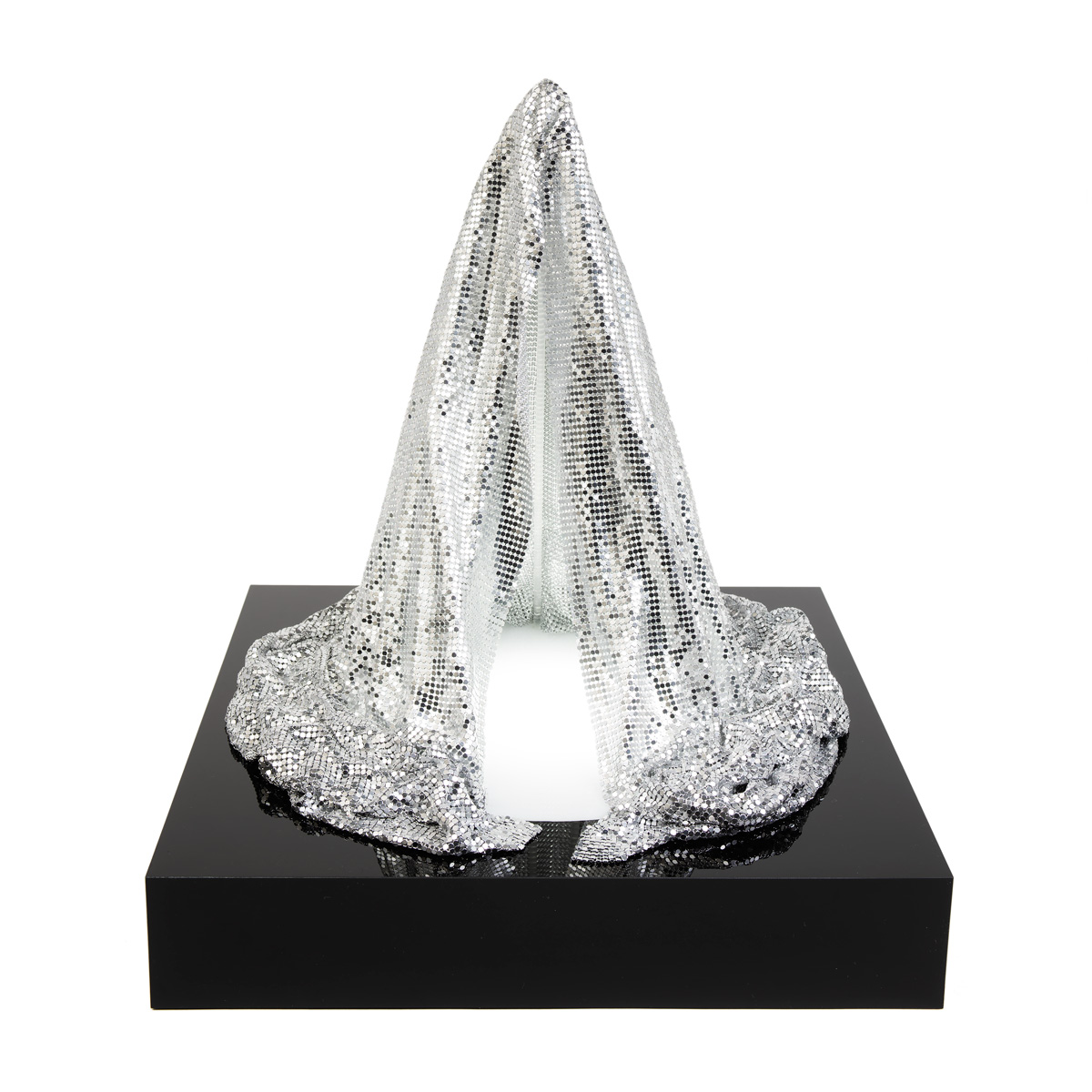 Liliane Lijn Veiled #1 silver